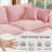 130" Oversized Upholstery Modular Sectional Sofas With Two Ottoman For Living Room-1030951015