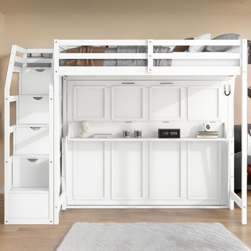 Lit mezzanine fonctionnel et tout-en-un Murphy Bed and Convenience