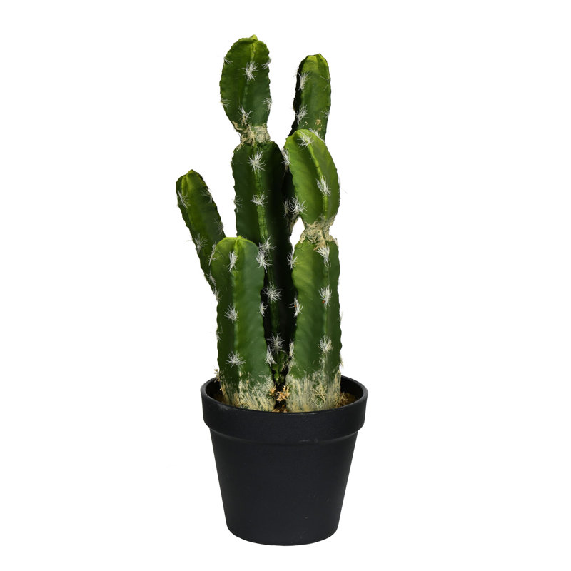 Cactus artificiel en pot