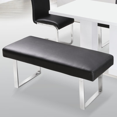 Havilland Faux Leather Upholstered Bench