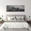USA Massachusetts Boston Panoramic View Of A City Skyline At Night by Richard Sisk - Wrapped Canvas Panoramic Print-1083059336