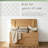 Natural Wood Storage Chest with Lid and Stay-Open Hinges