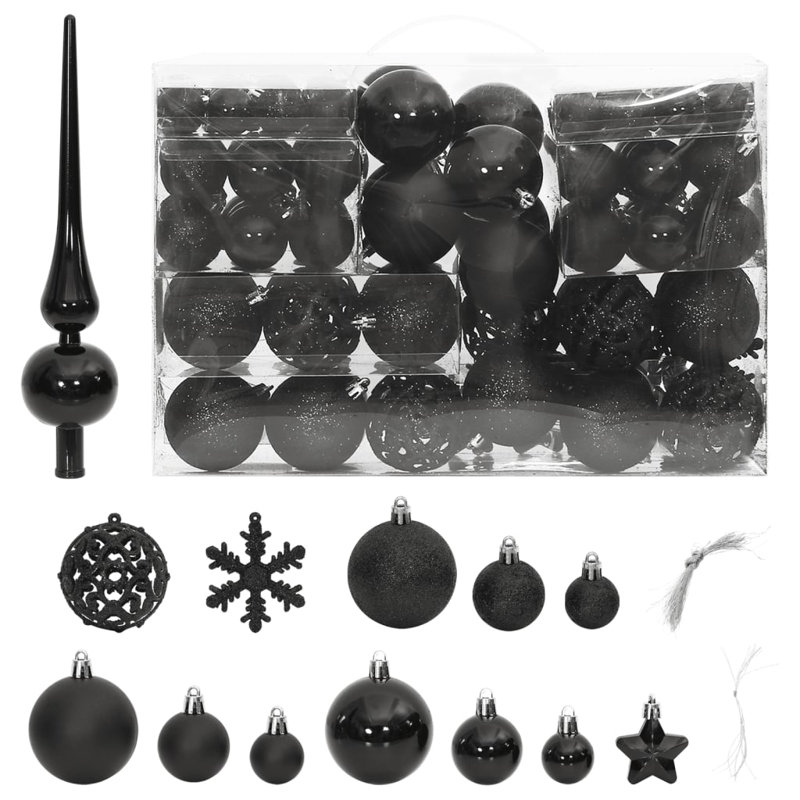 Christmas Christmas Bauble, Black