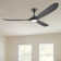 3-Blade Indoor Smart Ceiling Fan with Light and Remote/APP Control,3 LED Colors,6 Speed Noiseless DC Motor,Timer