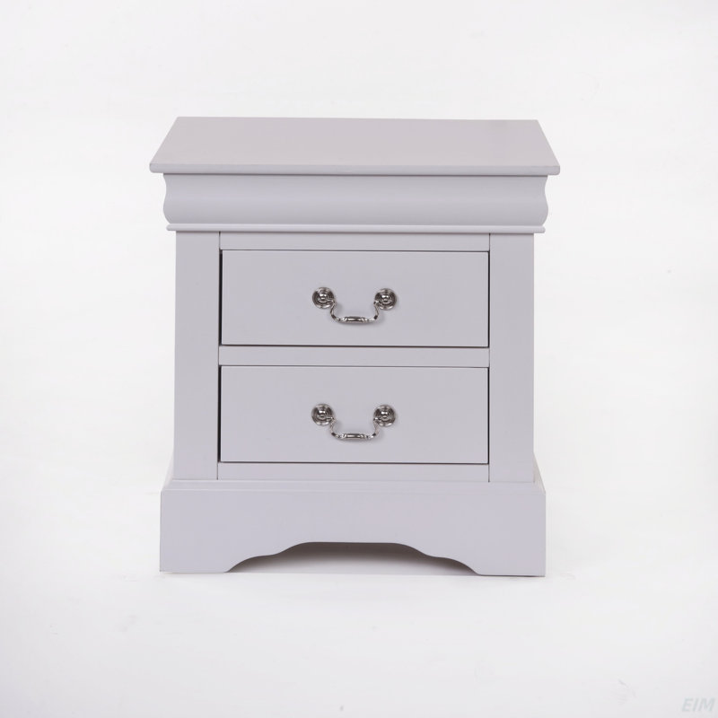 Table de chevet Louis Philippe III, Blanc