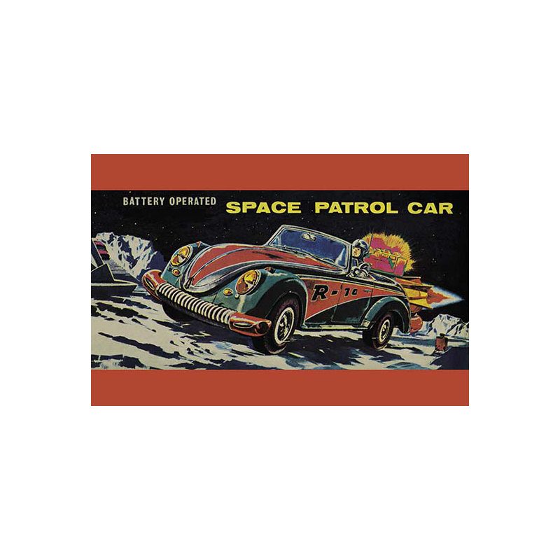 " Space Patrol Car ", 44" H x 66" W