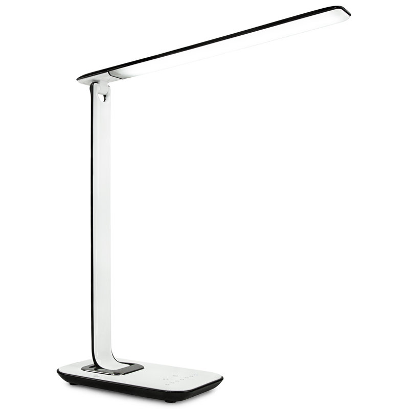 Mount-It! LED Desk Lamp With USB Charging Port Dimmable Touch Controls with Color Adjustment
