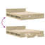 Obyrne Bed Frame with Drawers Bed Base Mattress Foundation Engineered Wood-1583249098-1583249210