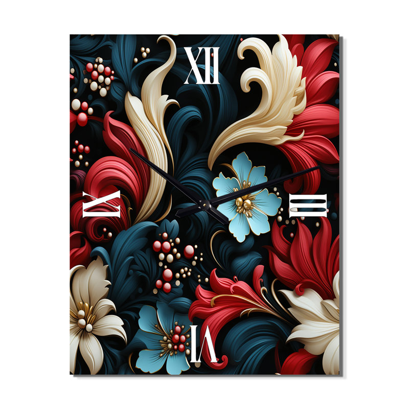 Jaliza - Horloge murale bohémienne et éclectique, Moyen