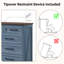 Commode 9 tiroirs Farmhouse, 36 po de hauteur avec tiroirs en bois rustique-247003997