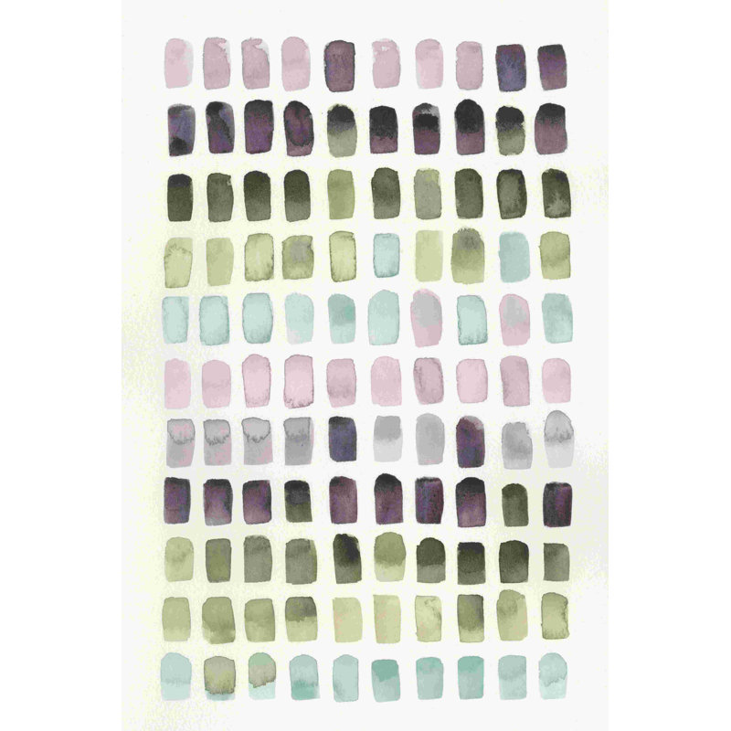 Échantillons de couleurs sereines II, H 18 po x l 12 po x P 1,25 po