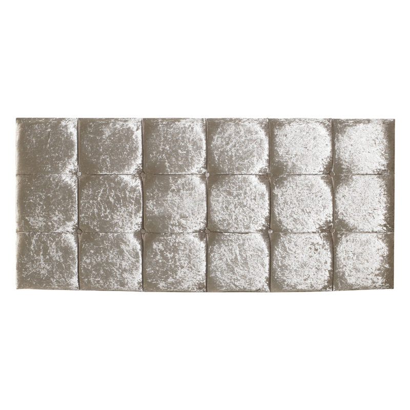 Barlow Upholstered Headboard, Mink, Double (4'6)