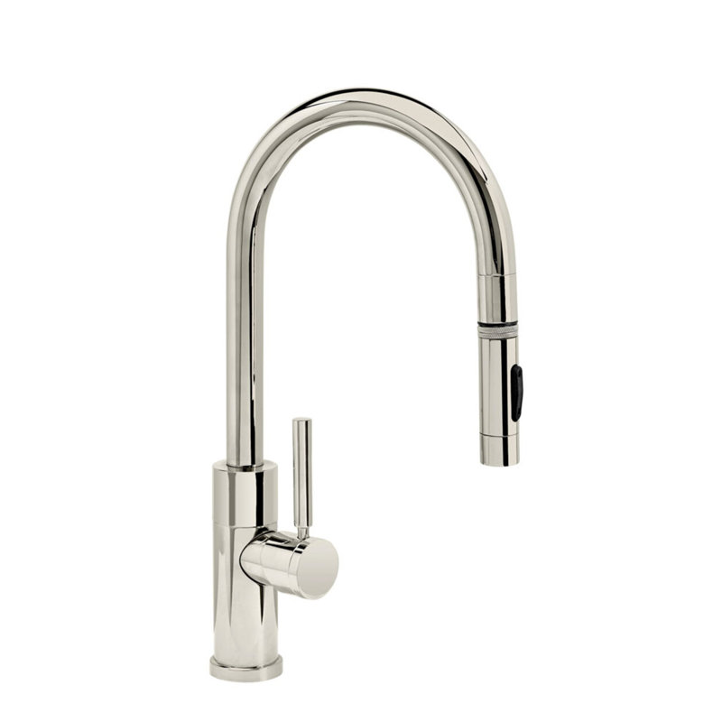 Modern Plp Pulldown Faucet - Toggle Sprayer, Polished Nickel