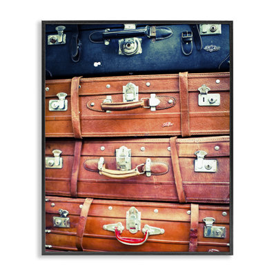 Varied Stacked Suitcases Giclee Art by Susan Bryant