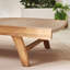 Abigail Solid Acacia Wood Reclining Sun Lounger - Modern Garden Patio