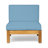 30.3'' Wide Wood Patio Sofa with Cushions-751986650