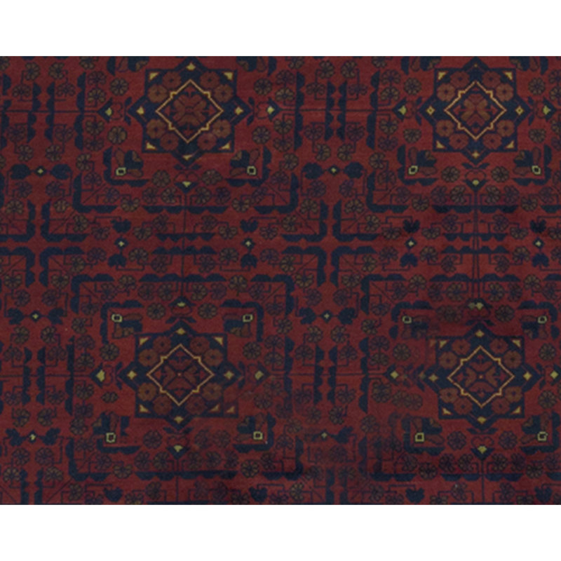 Hand-Knotted High-Quality Red Area Rug