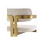 Donato Upholstered Stool with Metal Frame-72767079