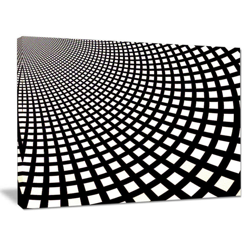 «Fractal Square Pixel Mosaic Illustration», impression sur toile tendue, H 20 po x l 20 po x P 1 po