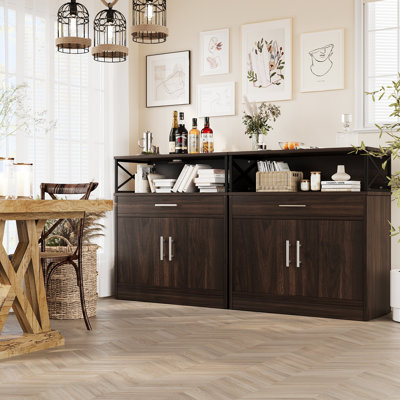 Abriah 31.4" Wide Sideboard Buffet Cabinet