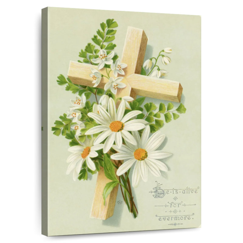 Adella Easter Card Cross, 45" H x 30" W