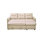 Canapé-lit modulaire convertible en L