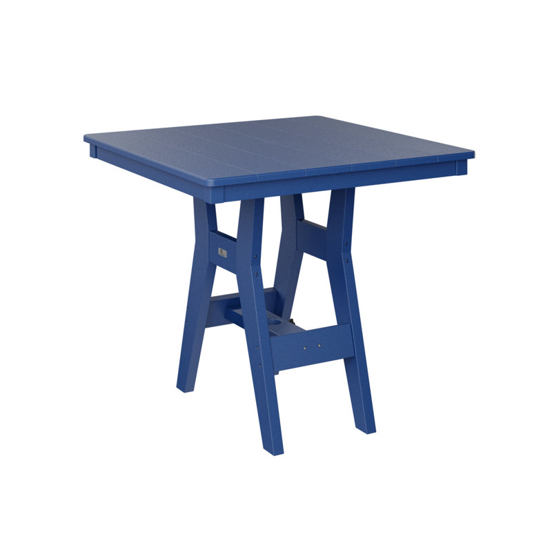 Table de bar 33 po Tierney, Bleu pacifique