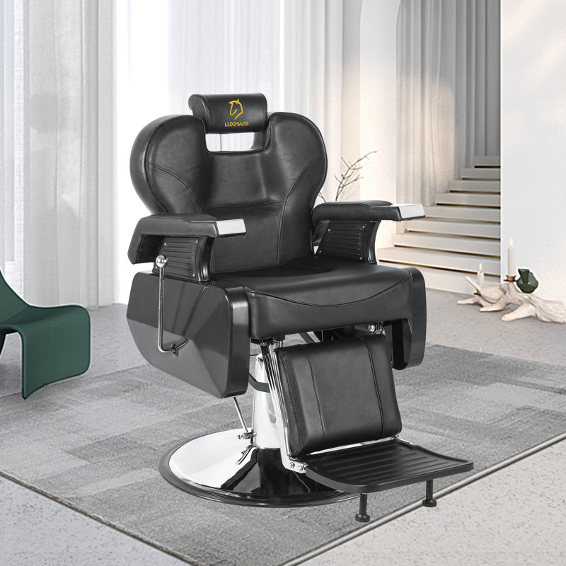 Fauteuil de salon de coiffure Fauteuil de coiffeur à inclinaison hydraulique Fauteuil de coiffeur pour salon de coiffure