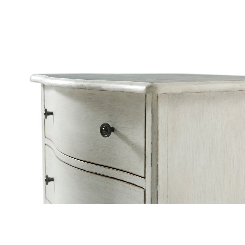Tavel 3 - Drawer Solid Wood Nightstand, Nora