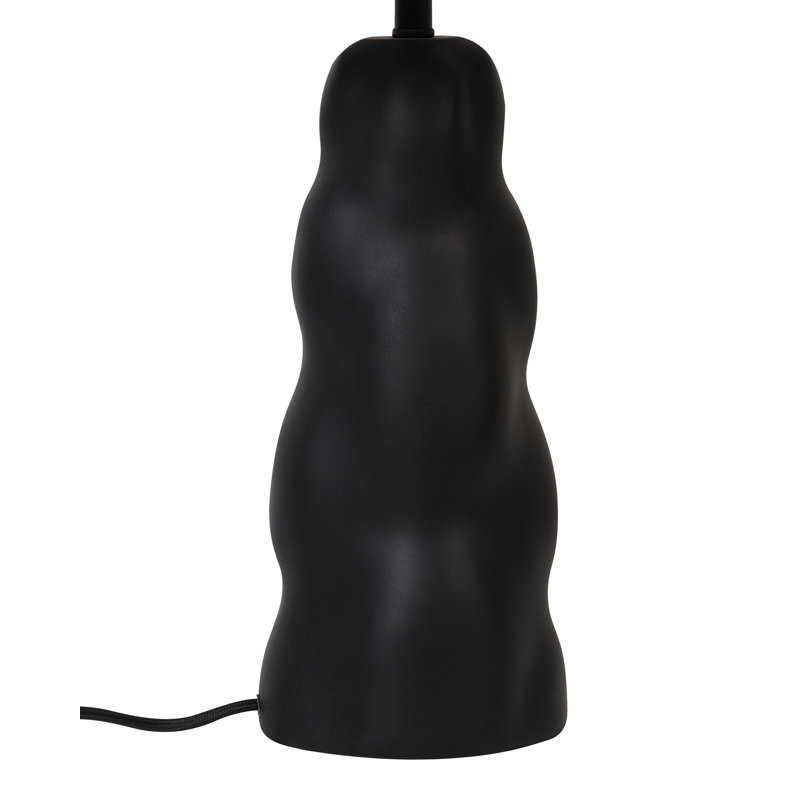 Cirila Beige Table Lamp, Black