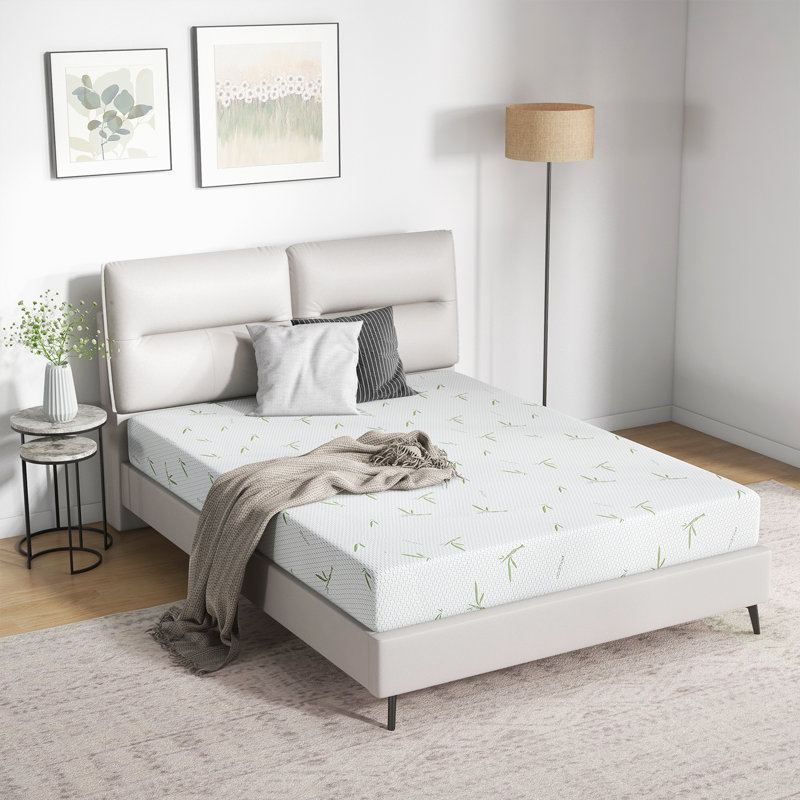 Memory Foam Mattress, Medium Firm Feel Cooling Gel Mattress Bed in a Box, Queen, 8"
