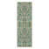 Insect and Plant Vertical Striped Textured Washable Area Rug - Nature-Inspired Carpet for Living Room, Bedroom, or Office