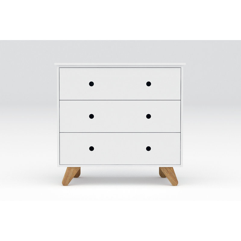 Baggett Kids 3 - Drawer Dresser, White