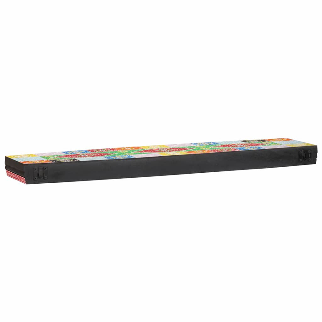 Wall Shelves 2 Pcs Multicolour Solid Mango Wood