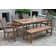 Fleur Rectangular 7 - Person 64'' Long Dining Set
