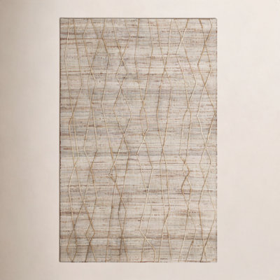 Ada Hand-Woven Abstract Jute Wool Rug