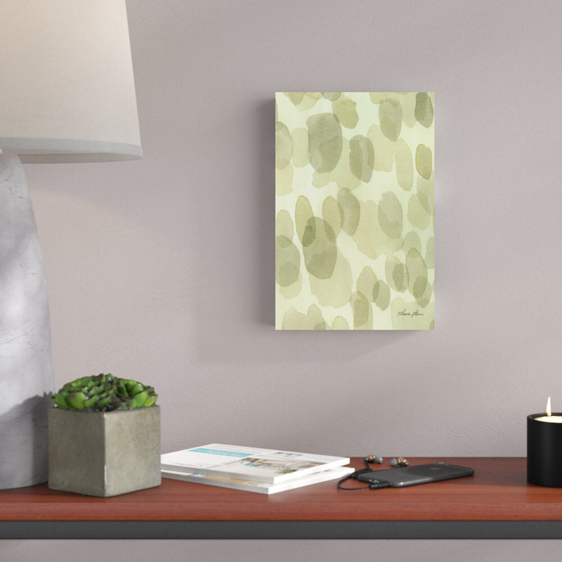 «Natural Abstract IV Crop» par Laura Horn - peinture sur toile tendue, H 12 po x l 8 po x P 1,25 po