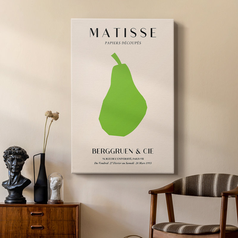 Matisse CL XXII, reproduction encadrée - galerie Cavas sur mesure, H 27 po x l 18 po