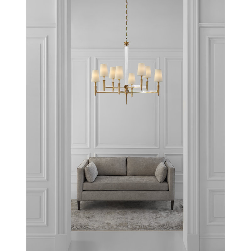 Thomas O'Brien Lyra Two Tier Chandelier, Bronze
