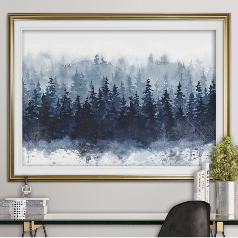 Reproduction sur toile « Forest » Arenado, Impression encadrée, 24 po x 36 po, Doré