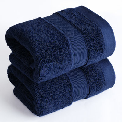 Serviette de toilette turque 100% coton de qualité supérieure 2 paquets, 700 g / m², très douce et absorbante