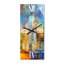 Skypscrapers by The Bridge in Futuristic City - Horloge murale moderne-2076723746