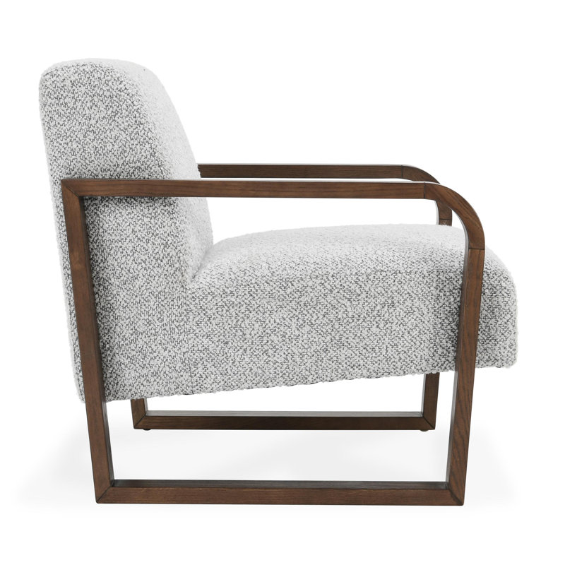 Lexington Boucle Accent Chair Mercury Gray