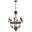 Greenbriar Oak 6 - Light Chandelier
