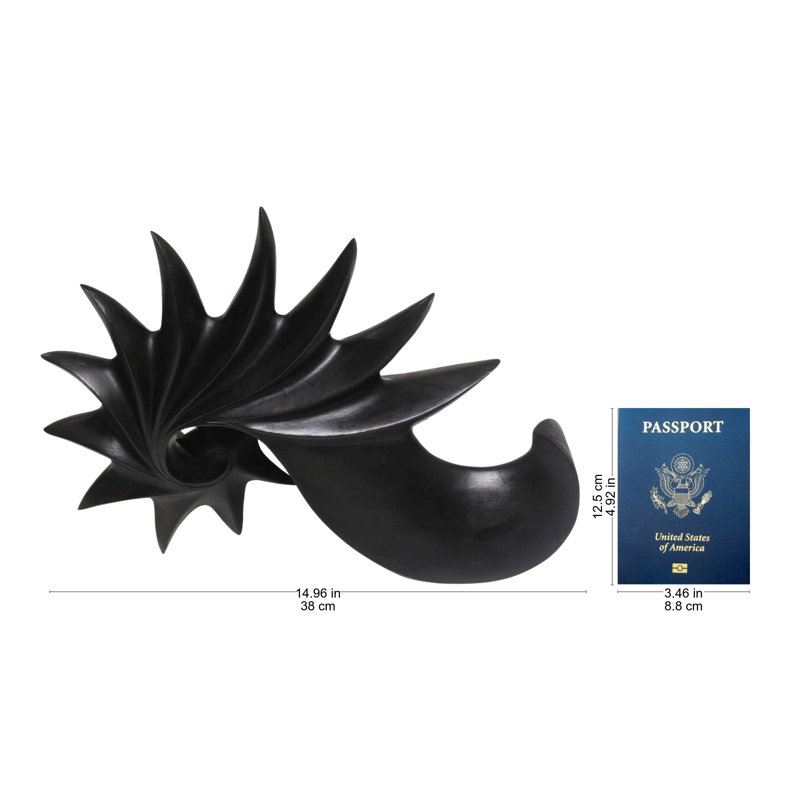 Sculpture en bois Sentire Spider Conch