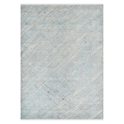 Majestic Abstract Area Rug in Blue