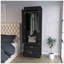 Armoire Alabama, une grande armoire, deux tiroirs