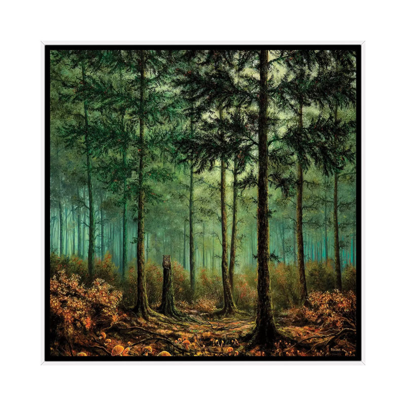 Feels Like Home by ColorByFeliks - Print on Canvas, 93.98 cm H x 93.98 cm W, White Framed