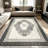 1PC Vintage Greek Key Medallion Marble Print area rugs for Living Room, Soft and Comfortable, Suitable for all seasons, easy-to-maintain, machine washable Indoor floor mat, Under Table Farmhouse suitable for dining room, bedroom, entryway, kitchen,-129197025