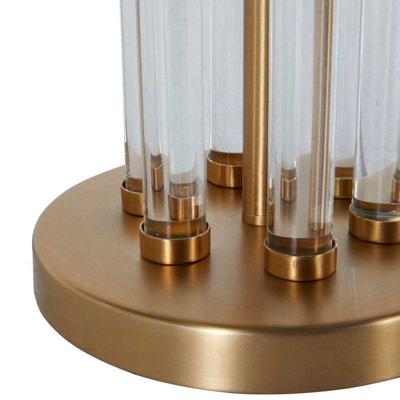 Merna Crystal/Metal Table Lamp
